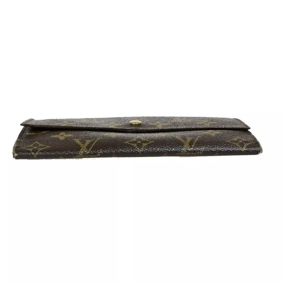 LOUIS VUITTON International Long Trifold Wallet Monogram Brown M61215 07EB605 - Picture 5 of 16
